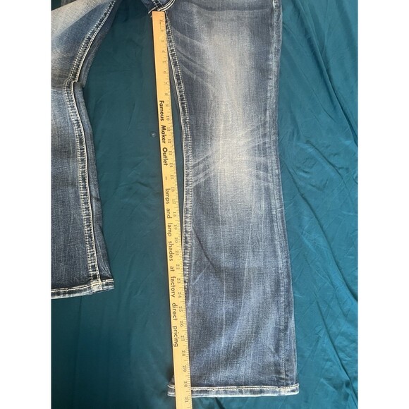 NEW WITH TAG MISS ME JEANS  BOOT CUT MID-RISE 33x32 Waist 33” - Picture 6 of 15